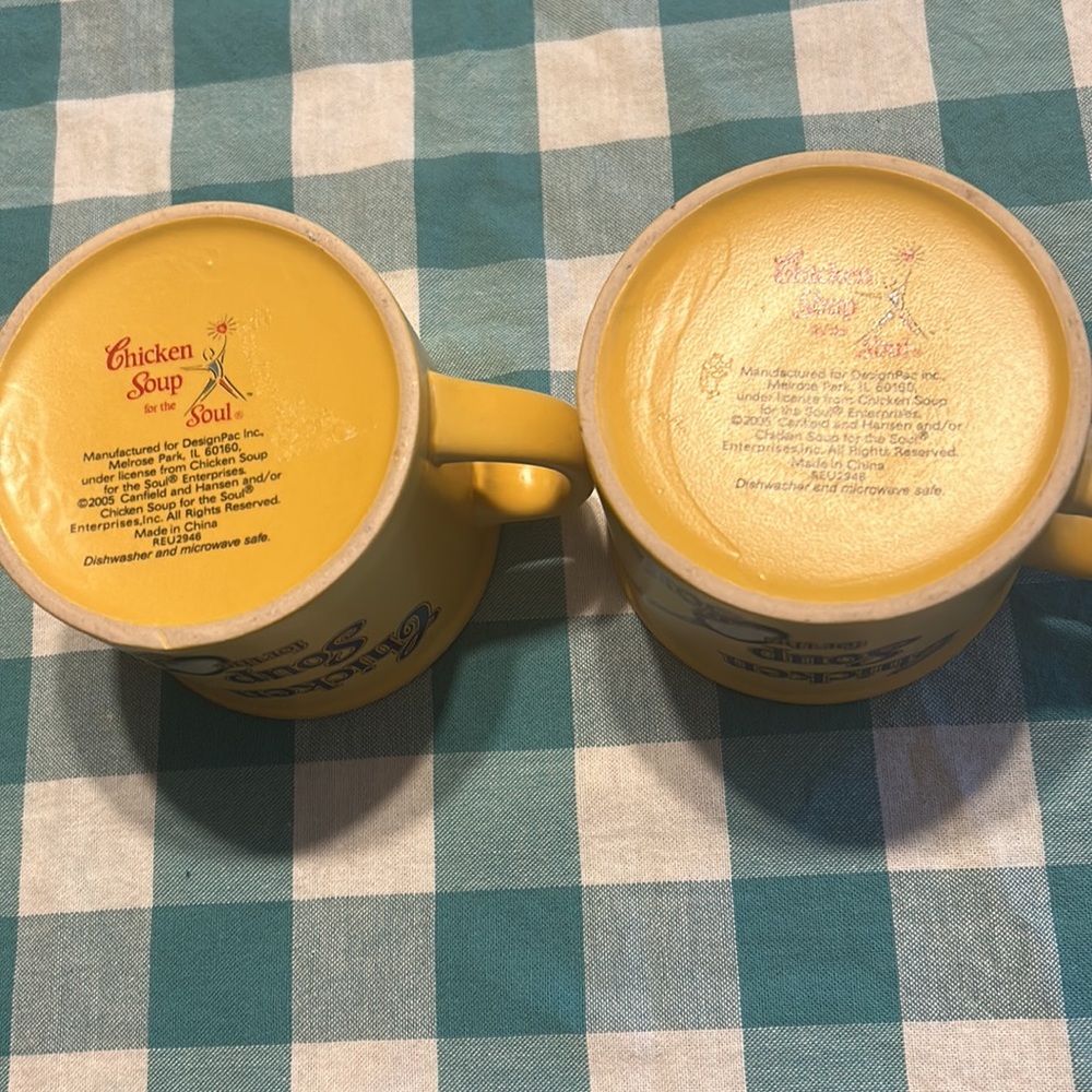 Set of chicken soup mugs - Picture 5 of 5